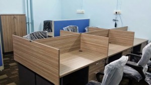Wooden Desking Partition
