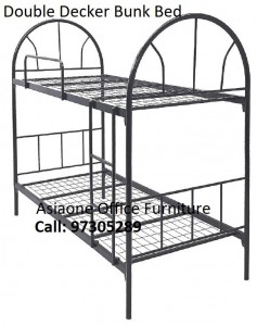 Double Decker Bunk Bed with Mesh Base