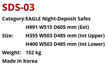 Night Deposit Safes - Dimension