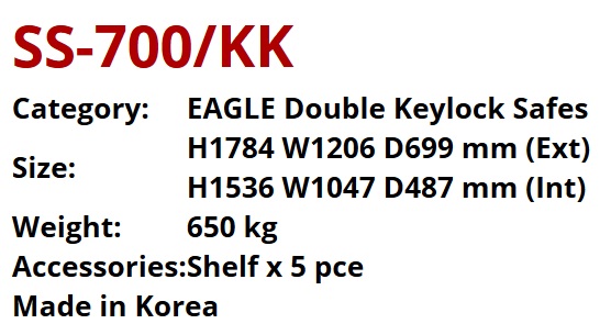 Double Keylock Safes