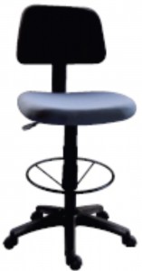 Fabric Tall Operator Stools